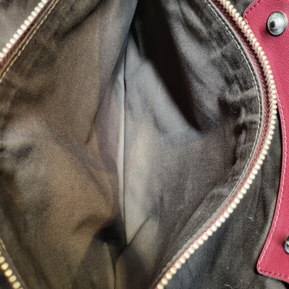 Marc By Marc Jacobs Tote Bag Womens One Size Red Canyon Leather Workwear - Picture 16 of 16